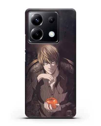 Чехол аниме Тетрадь смерти - Ягами Лайт силиконовый для Xiaomi Poco X6