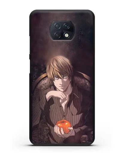 Чехол аниме Тетрадь смерти - Ягами Лайт силиконовый для Xiaomi Redmi Note 9T
