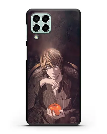 Чехол аниме Тетрадь смерти - Ягами Лайт силиконовый для Samsung Galaxy M53 [SM-M536]