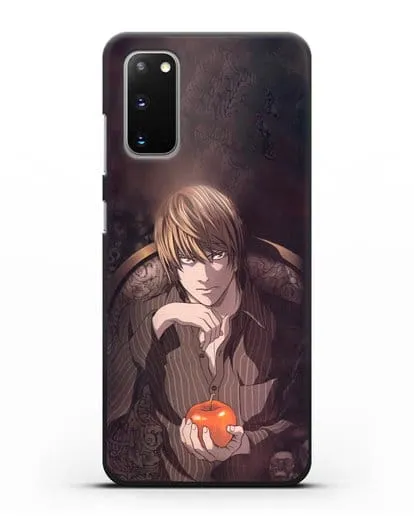 Чехол аниме Тетрадь смерти - Ягами Лайт силиконовый для Samsung Galaxy S20 [SM-G980F]