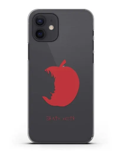 Чехол аниме Тетрадь смерти - Боги смерти едят только яблоки силиконовый для iPhone 12