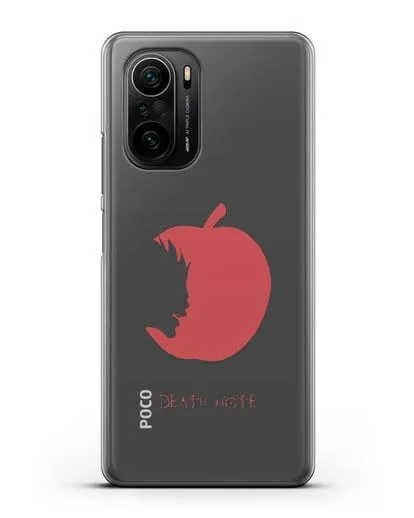 Чехол аниме Тетрадь смерти - Боги смерти едят только яблоки силиконовый для Xiaomi Poco F3 Pro