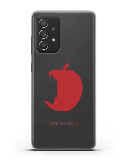 Чехол аниме Тетрадь смерти - Боги смерти едят только яблоки силиконовый для Samsung Galaxy A53