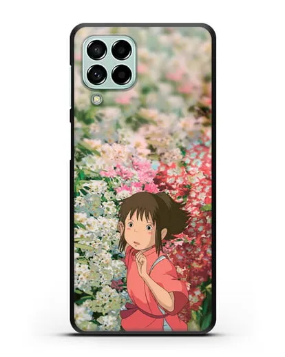 Чехол аниме Унесенные призраками - Тихиро в цветах силиконовый для Samsung Galaxy M53 [SM-M536]