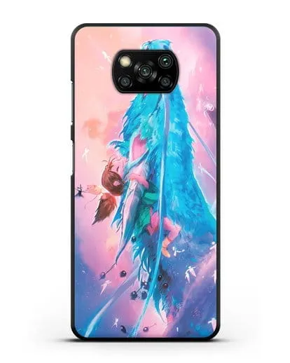 Чехол аниме Унесенные призраками - Тихиро и Хаку силиконовый для Xiaomi Poco X3