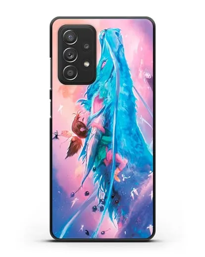 Чехол аниме Унесенные призраками - Тихиро и Хаку силиконовый для Samsung Galaxy A53