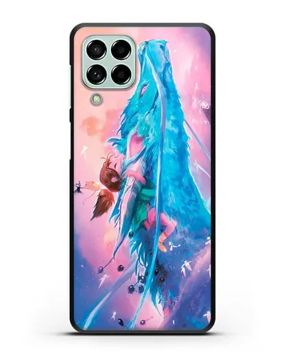 Чехол аниме Унесенные призраками - Тихиро и Хаку силиконовый для Samsung Galaxy M53 [SM-M536]