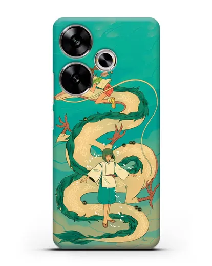 Чехол аниме Унесенные призраками - Тихиро обнимает Хаку силиконовый для Xiaomi Poco F6