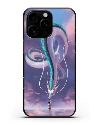 Чехол аниме Унесенные призраками - Превращение Хаку силиконовый для iPhone 16 Pro Max