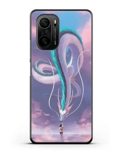 Чехол аниме Унесенные призраками - Превращение Хаку силиконовый для Xiaomi Poco F3