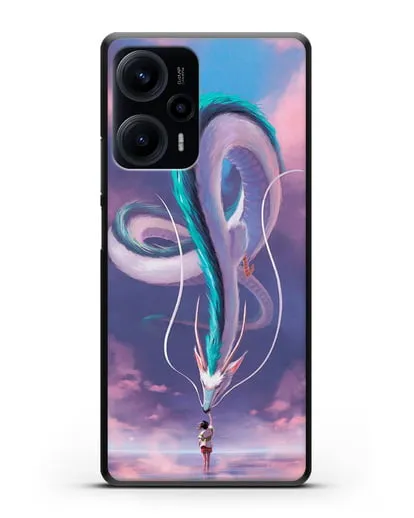 Чехол аниме Унесенные призраками - Превращение Хаку силиконовый для Xiaomi Poco F5