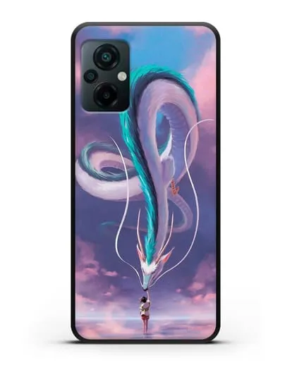 Чехол аниме Унесенные призраками - Превращение Хаку силиконовый для Xiaomi Poco M5