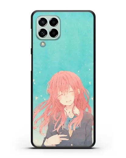 Чехол аниме Форма голоса - Сёко силиконовый для Samsung Galaxy M53 [SM-M536]