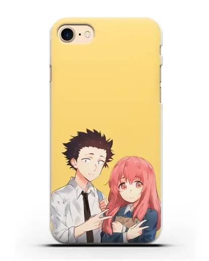 Чехол аниме Форма голоса - Шоя и Сёко друзья силиконовый для iPhone 7