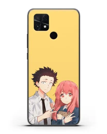 Чехол аниме Форма голоса - Шоя и Сёко друзья силиконовый для Xiaomi Poco C40