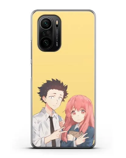 Чехол аниме Форма голоса - Шоя и Сёко друзья силиконовый для Xiaomi Poco F3