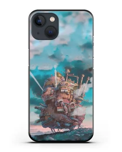 Чехол аниме Ходячий замок - Замок силиконовый для iPhone 13 Mini