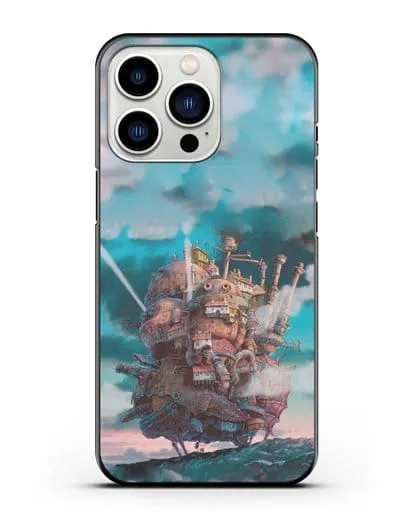 Чехол аниме Ходячий замок - Замок силиконовый для iPhone 13 Pro