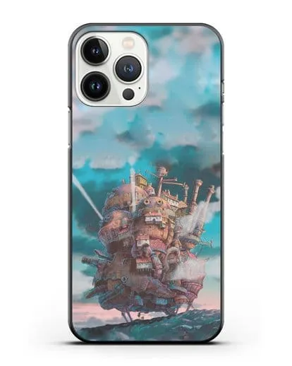 Чехол аниме Ходячий замок - Замок силиконовый для iPhone 13 Pro Max