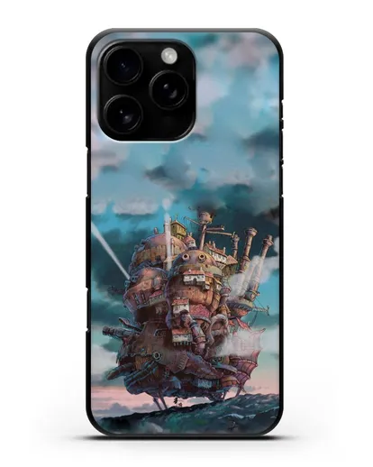 Чехол аниме Ходячий замок - Замок силиконовый для iPhone 16 Pro Max