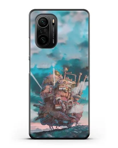 Чехол аниме Ходячий замок - Замок силиконовый для Xiaomi Poco F3