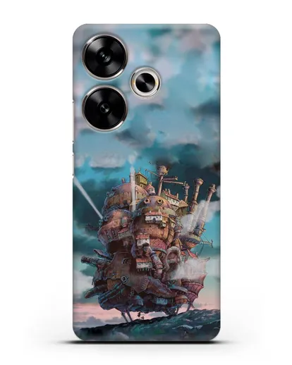 Чехол аниме Ходячий замок - Замок силиконовый для Xiaomi Poco F6