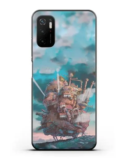 Чехол аниме Ходячий замок - Замок силиконовый для Xiaomi Poco M3 Pro