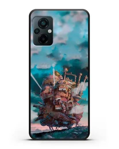 Чехол аниме Ходячий замок - Замок силиконовый для Xiaomi Poco M5