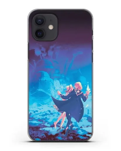 Чехол аниме Ходячий замок - На пути в Замок силиконовый для iPhone 12