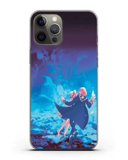 Чехол аниме Ходячий замок - На пути в Замок силиконовый для iPhone 12 Pro Max