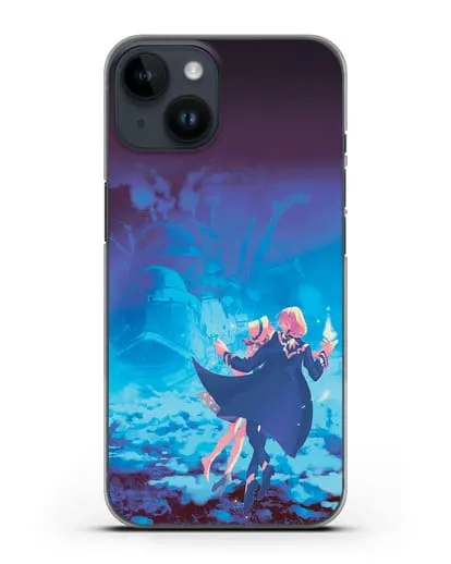 Чехол аниме Ходячий замок - На пути в Замок силиконовый для iPhone 14