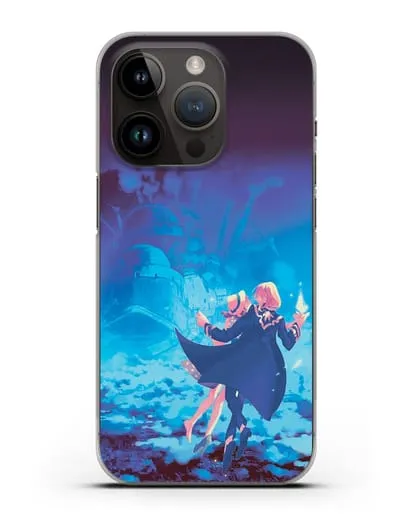 Чехол аниме Ходячий замок - На пути в Замок силиконовый для iPhone 14 Pro