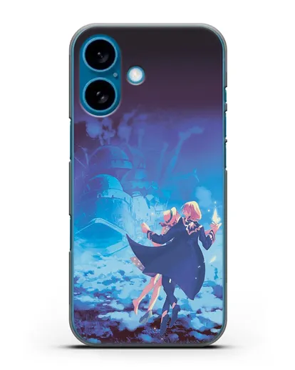 Чехол аниме Ходячий замок - На пути в Замок силиконовый для iPhone 16