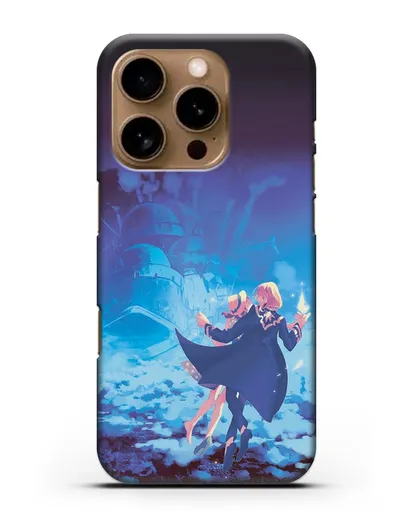 Чехол аниме Ходячий замок - На пути в Замок силиконовый для iPhone 16 Pro