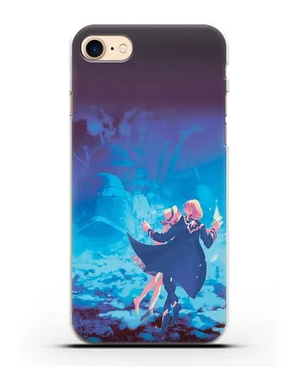 Чехол аниме Ходячий замок - На пути в Замок силиконовый для iPhone 7