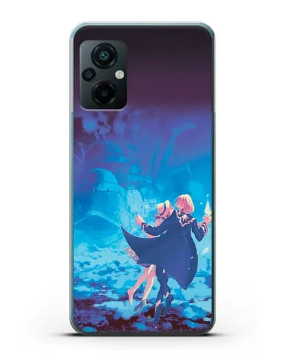 Чехол аниме Ходячий замок - На пути в Замок силиконовый для Xiaomi Poco M5