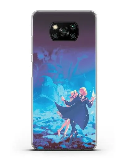 Чехол аниме Ходячий замок - На пути в Замок силиконовый для Xiaomi Poco X3