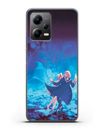 Чехол аниме Ходячий замок - На пути в Замок силиконовый для Xiaomi Poco X5