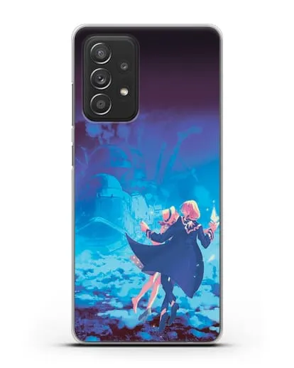 Чехол аниме Ходячий замок - На пути в Замок силиконовый для Samsung Galaxy A53