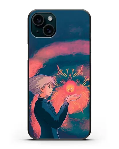 Чехол аниме Ходячий замок - Софи силиконовый для iPhone 15 Plus