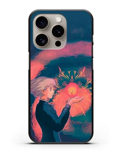 Чехол аниме Ходячий замок - Софи силиконовый для iPhone 15 Pro