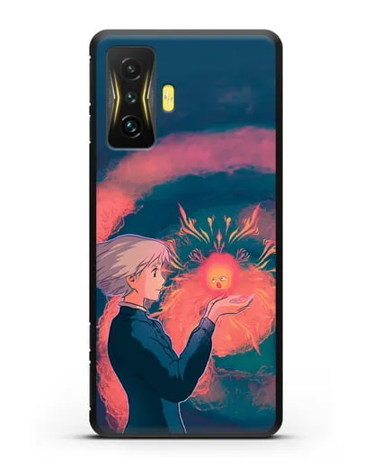 Чехол аниме Ходячий замок - Софи силиконовый для Xiaomi Poco F4 GT