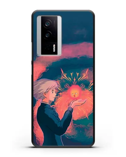 Чехол аниме Ходячий замок - Софи силиконовый для Xiaomi Poco F5 Pro