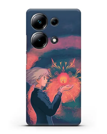 Чехол аниме Ходячий замок - Софи силиконовый для Xiaomi Poco M6 Pro