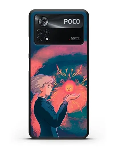 Чехол аниме Ходячий замок - Софи силиконовый для Xiaomi Poco X4 Pro