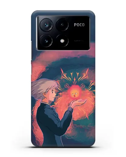 Чехол аниме Ходячий замок - Софи силиконовый для Xiaomi Poco X6 Pro