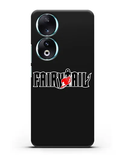 Чехол аниме Хвост феи - Лого силиконовый для Honor 90