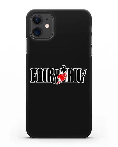 Чехол аниме Хвост феи - Лого силиконовый для iPhone 11