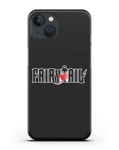 Чехол аниме Хвост феи - Лого силиконовый для iPhone 13