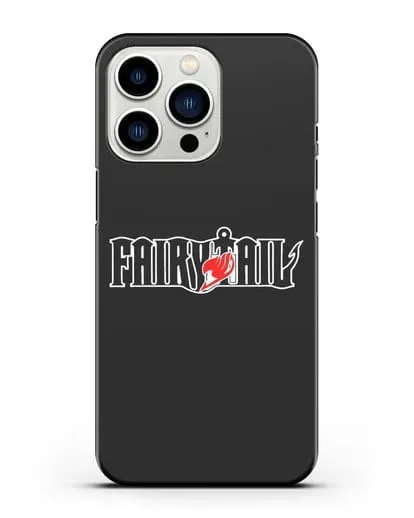 Чехол аниме Хвост феи - Лого силиконовый для iPhone 13 Pro